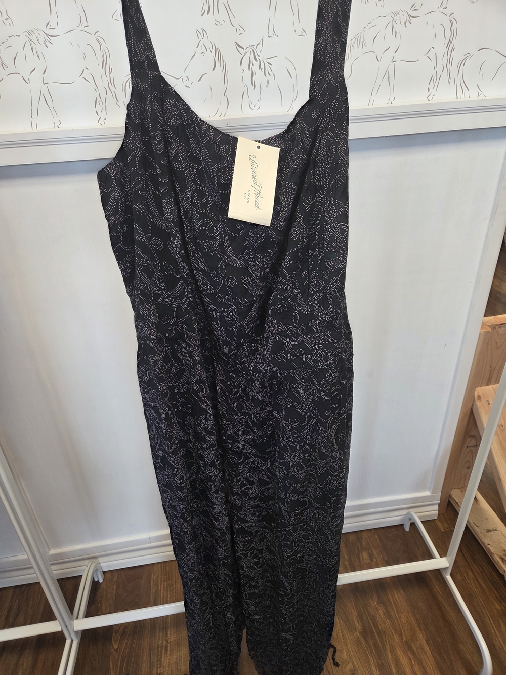 Universal Thread Navy Blue Paisley Jumpsuit NEW WITH TAG